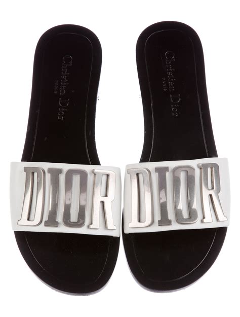 dior womens slip ons|christian Dior sliders women.